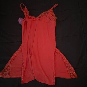 red dress with slits